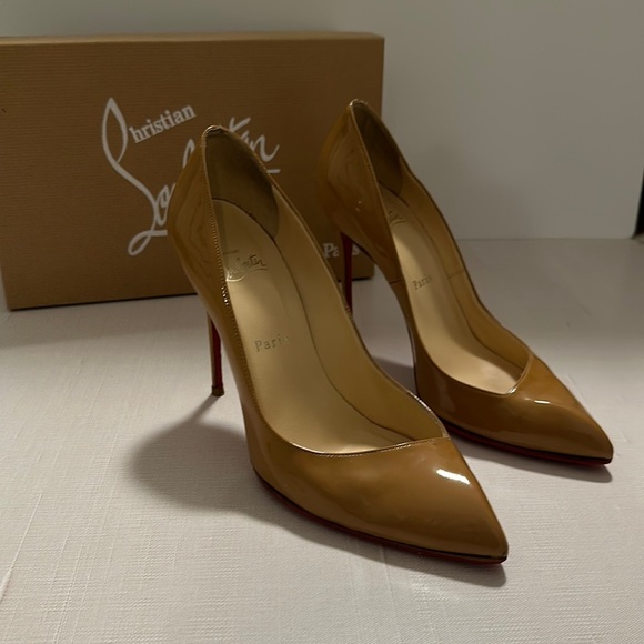 Christian Louboutin Shoes - Christian Louboutin Corneille 100 Patent Heels - 38.5 | AUTHENTIC